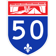 Écusson autoroute 50