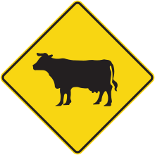 The Farm Animals Crossing sign