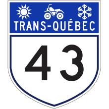 Numérotation d’un sentier Trans-Québec de motoquad