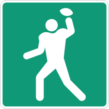 Football and Rugby Field sign