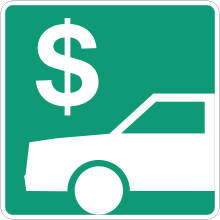 Toll Sign