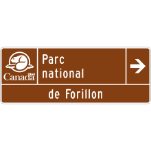 Parc national du Québec (entrée)