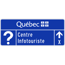 Tourist Information Centre Entrance sign