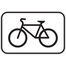 Bicycle Tab Sign