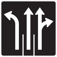 Lane Direction Control sign