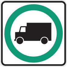Mandatory Routes for Particular Classes of Vehicles