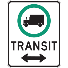 Trajet obligatoire pour les camions circulant en transit 