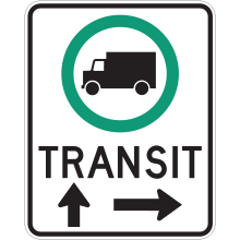 Trajet obligatoire pour les camions circulant en transit