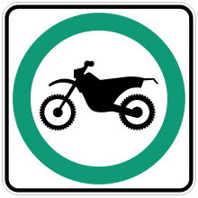 Trajet obligatoire pour motocyclettes tout-terrain