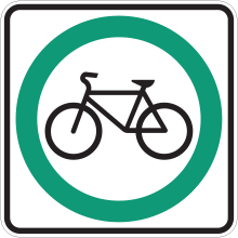 Trajet obligatoire pour cyclistes