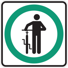 Obligation de descendre de bicyclette