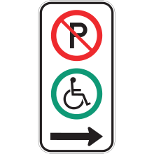 Espaces de stationnement réservés aux personnes handicapées