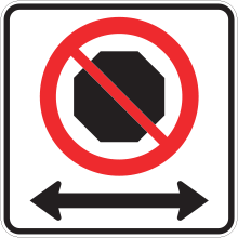 No Stopping signs
