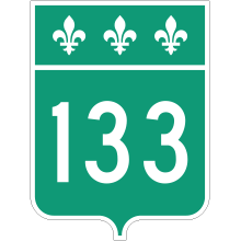 Écusson route 133