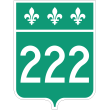 Écusson route 222
