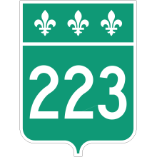 Écusson route 223
