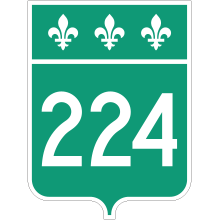 Écusson route 224