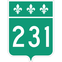 Écusson route 231