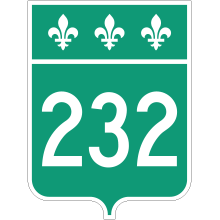 Écusson route 232