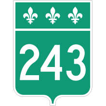 Écusson route 243
