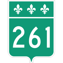 Écusson route 261