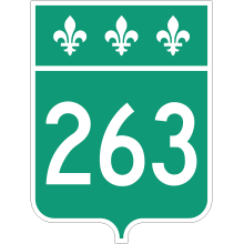 Écusson route 263