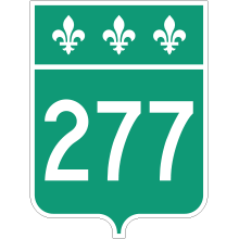 Écusson route 277