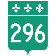 Écusson route 296