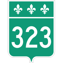 Écusson route 323