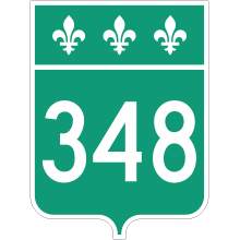 Écusson route 348