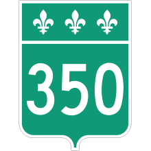 Écusson route 350