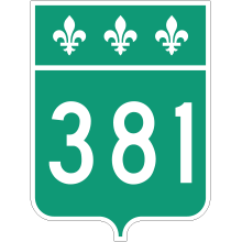 Route 381 shield