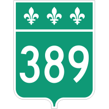 Écusson route 389
