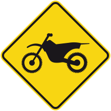 Passage pour motocyclettes tout-terrain