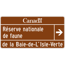 Réserve nationale de faune (entrée)