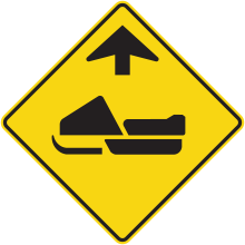 Designated Shared Roadway Ahead sign