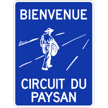 Identification du circuit touristique (Circuit du Paysan)