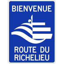 Identification de la route touristique (Route du Richelieu)