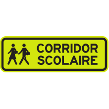 School Route sign