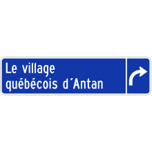Direction to Private Tourist Facility (Roundabout) 