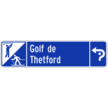 Direction to Private Tourist Facility (Roundabout) 
