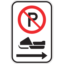 Stationnement interdit aux motoneiges
