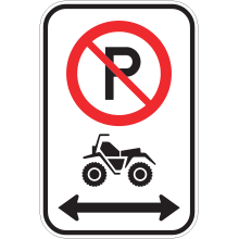 Stationnement interdit aux motoquads