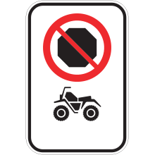 Arrêt interdit aux motoquads