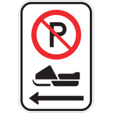 Stationnement interdit aux motoneiges