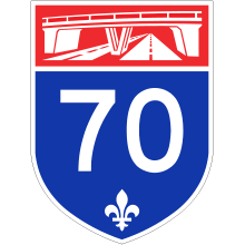 Écusson autoroute 70