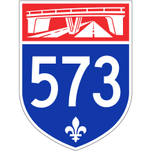 Écusson autoroute 573