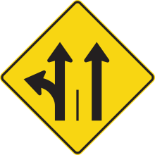 Signal avancé de direction des voies