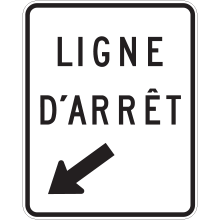 Ligne d'arrêt