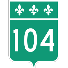 Écusson route 104